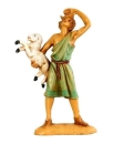 Kunstharzfiguren-10cm-Hirt mit Lamm