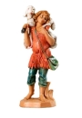 Kunstharzfiguren-10cm-Hirt mit Schulterschaf