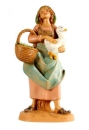 Kunstharzfiguren-11cm-Hirt mit Gans
